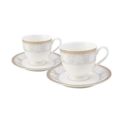 Emsan Mathilda 6 Seater Coffee Cup Set-6 Coffee Cups- 6 Cups