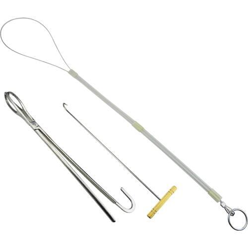 Livestock Pig Goat Cow Veterinary Midwifery Tool Midwifery Rope Pliers Hook Stainless steel For pigs Midwifery tool set