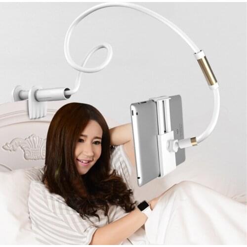 Desktop Phone Tablet Stands 130cm Tablet Holder Adjustable Mount For Tablet 4.0 To 10.6 inch Bed Tablet PC Stand Metal Support