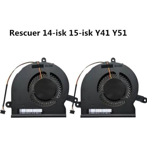 New Original Laptop/Notebook CPU cooling Fan for Lenovo Rescuer 14-ISK Y41 15-ISK Y51 EG75080S1-C010-S9A EG75080S1-C040-S9A