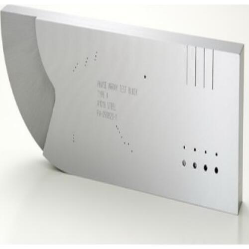 PHASE ARRAY TYPE A UT test block/calibration block made of 1018 steel