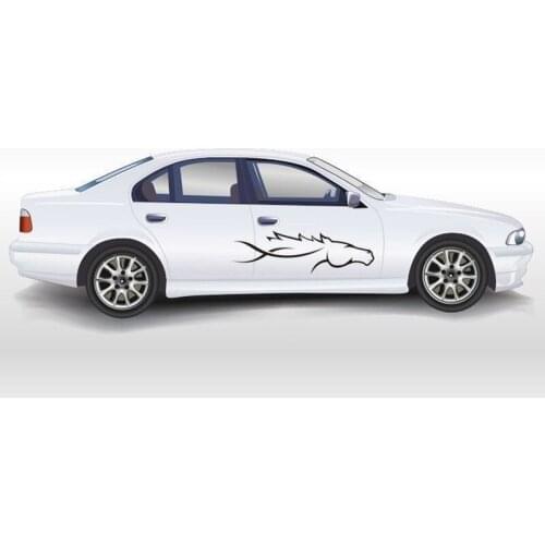 For 2xSuper Likable Dynamic Flying Horse Walk Carve Totem Sticker for Truck SUV and All Side Home Decor Vinyl Decal