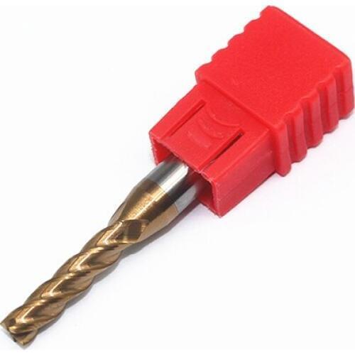 1PCS HRC60 4mm Solid Carbide flat End mills D4X12LXD6X50L 4Flute Standard Length Side milling Slotting Profiling face mill