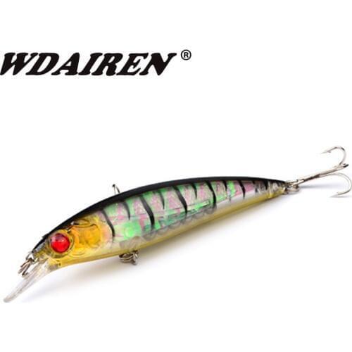 1Pcs Laser Minnow Fishing Lure 11cm 13g Japan Wobbler Crankbait Artificial Hard bait With Treble Hooks Swimbait Pesca Tackle