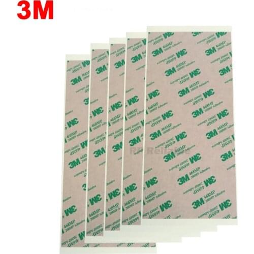 5 sheets 10cmx20cmx0.13mm Clear 3M 468 468MP 200MP Double Sided Adhesive Tape, High Temperature Resist