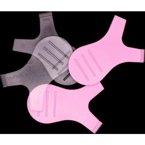 50pcs Newest Double-headed Y-comb Grafting Planting Eyelashes Tool for Eyelash Extension Transparent Pink Y-shaped Mascara Brush