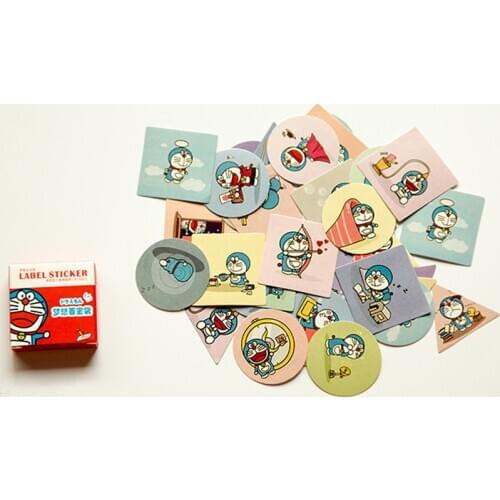 40pcs/pack cute Robot cat Memo pad Stickers Posted It Kawaii Planner Scrapbooking Stationery Sticker Escolar School Supplies
