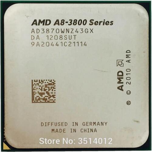AMD A8-Series A8-3870K A8 3870 K 3.0 GHz Quad-Core CPU Processor AD3870WNZ43GX Socket FM1
