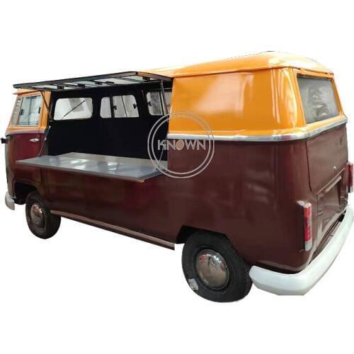 Color and size customized ice cream food cart/mini food cart trailer/truck burger for sale