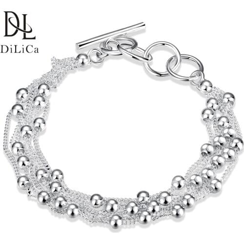 Серебряные браслеты DiLiCa China At AliExpress