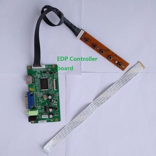 For N173FGE-E13 30Pin LCD DRIVER SCREEN display Controller board EDP LED 1600X900 HDMI DIY monitor KIT VGA 17.3"