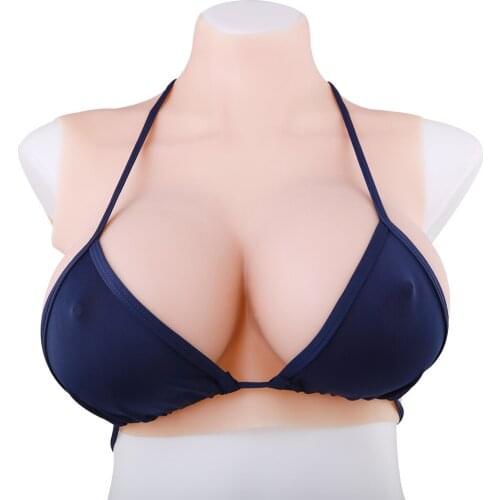 F Cup Silicone Breast Forms Half Body Tight Suit Transgender Drag Queen For Man crossdresser Drag Queen Trandsgend