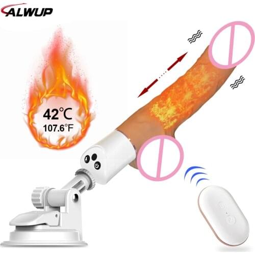 Automatic Thrusting Dildo G spot Vibrator with Suction Cup Sex Toy for Women Adult Hand-Free Sex Fun Anal Vibrator for Orgasm