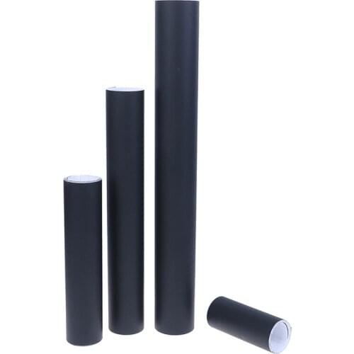 Matte Black Car Wrap Car Motorcycle Scooter DIY Styling Adhesive Film Sheet With Air Bubble Stickers Vinyl