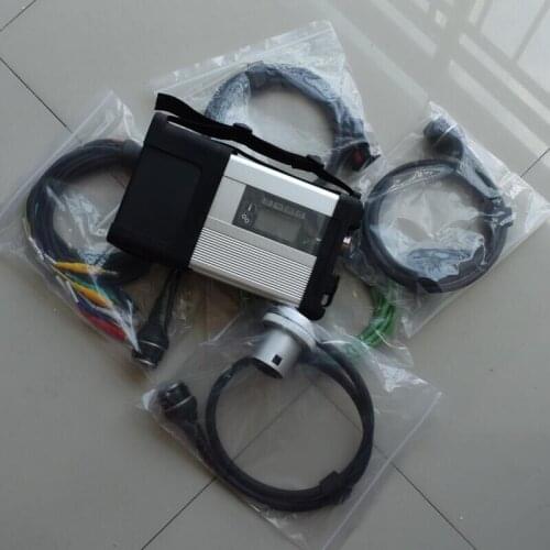 Mb star c5 multiplexer five cables without software hdd for car and truck diagnostic tool 12v 24v wifi support 2 years warranty