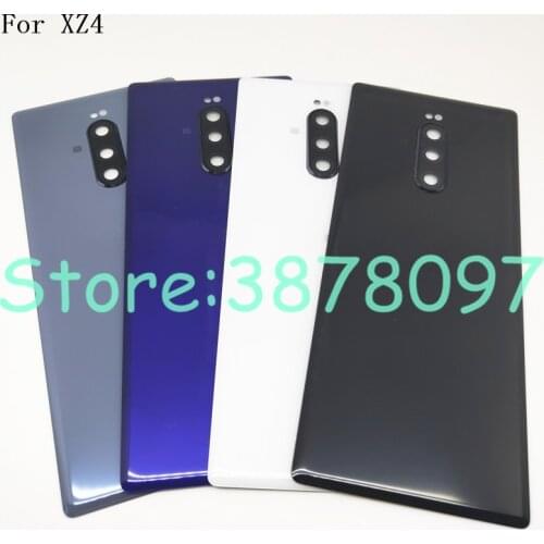 Original 6.5" For Sony Xperia 1 XZ4 J8110 J8170 J9110 Glass Back Battery Cover Rear Door back case Housing Case Repair Parts
