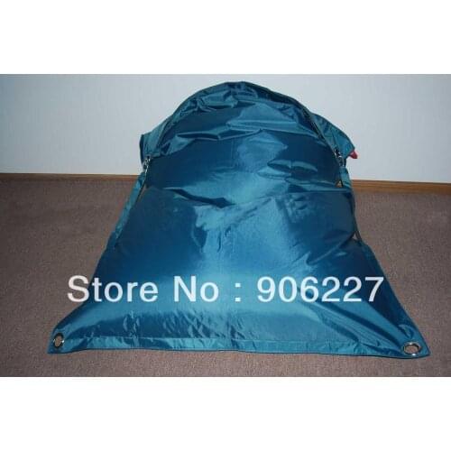 The original !! outdoor buggle up bright blue beanbag chair,camping bean bag garden chair,STRONG qualified seat - free shipping
