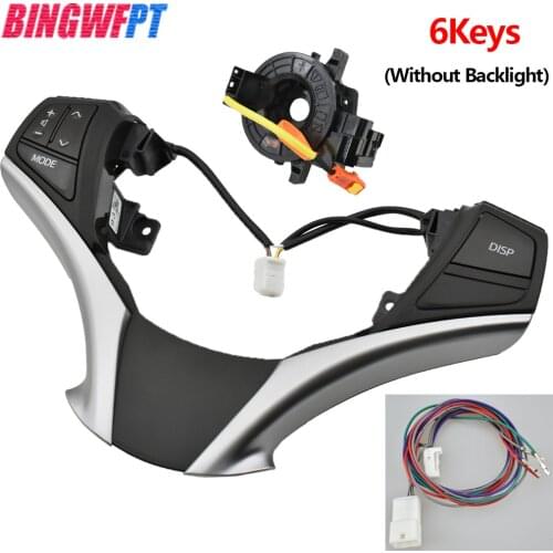 Original Auto Steering Wheel Control Switch Protector Fits For Toyota Yaris 2013-2015 Corolla RAV4 84250-0D120 842500D120