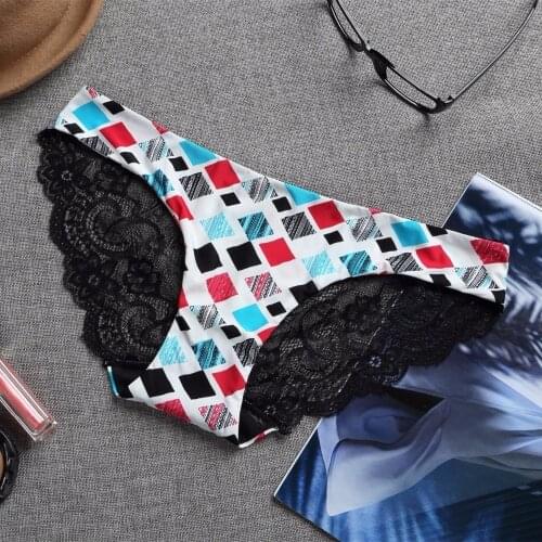 2017 Lace Women Sexy Panties Low Waist Hollow Transparent Panties Underwear Seamless G String Thongs 1pcs/lot dzk04