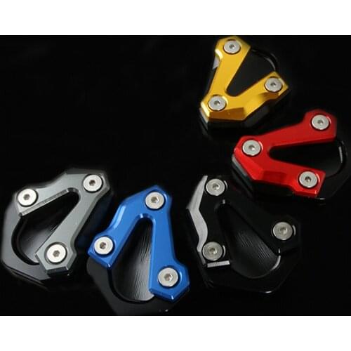 For Yamaha YZF R6 YZF-R6 YZFR6 2006-2016 Kickstand Sidestand Stand Extension Enlarger Pad Foot Side Stand Support Plate Base