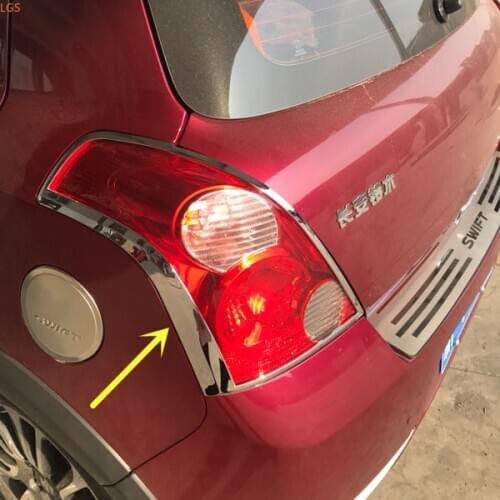 For Suzuki Swift 2005-2010 High-quality ABS Chrome Headlight Decorative frame Rear tail light Decorative frame Car styling