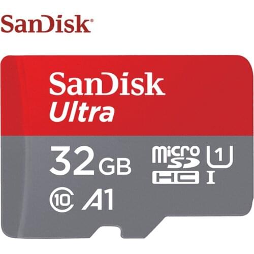100% Original SanDisk Ultra Memory Card 32GB SDHC High Speed Micro SD Card Class 10 UHS-I A1 Flash Card Memory Microsd TF Card