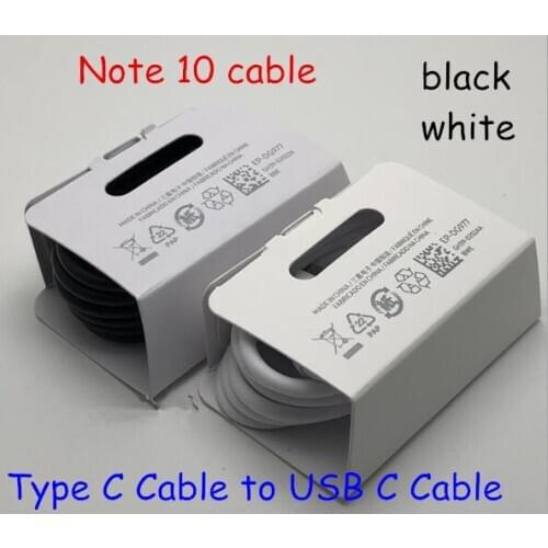 100pcs USB Type C Cable to USB C Cable For S amsung QC3.0 Fast Charging Cable For S amsung Note 10 G alaxy S10 S9 Plus Wire Cord