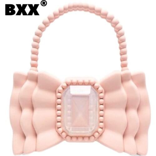 [BXX] Women New Branded Butterfly Cute Small Fruit Jelly Bag Hand Bag All-match Crossbody Shoulder Bag Fashion Tide 2021 GF0202