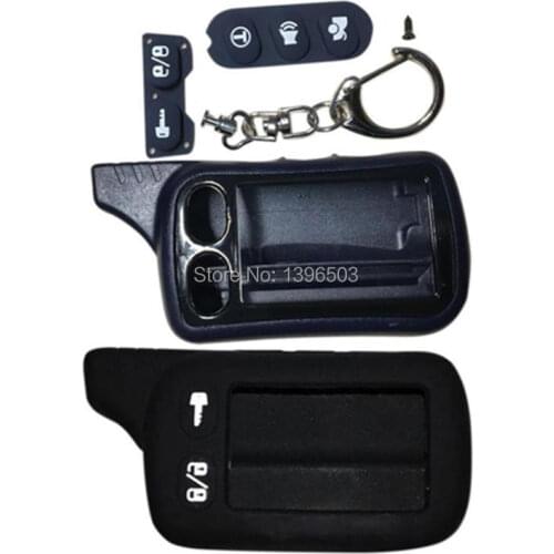 TZ9010 Body Case Keychain + Silicone Cover For Tomahawk TZ-9010 TZ-9030 TZ9030 LCD Remote Control TZ7010 TZ-7010 TZ9020 TZ-9020