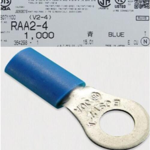 RAA2-4 Terminals Connectors terminals RAA2-4 (V2-4) housings 100% new and Original parts