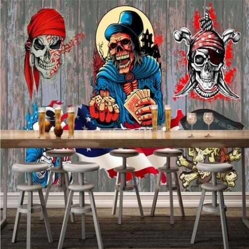 Custom photo wallpaper Europe United States retro solid wood wall mural lobby Wallpaper stereo bedroom custom high quality mural