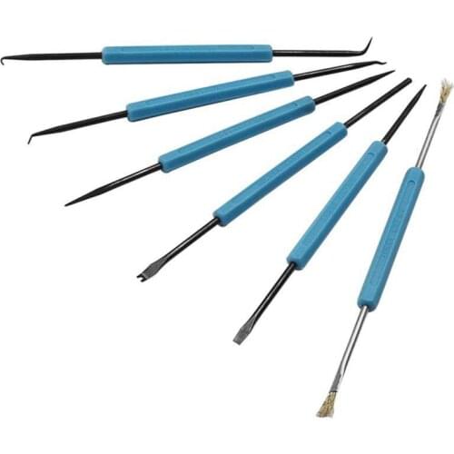 6PCS Welding Aid PCB desoldering Tools Printed Circuit Board Soldering Kit Repair Welding Tool Set инструменты