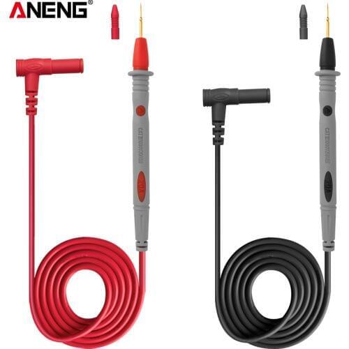 ANENG PT1031 Multimeter Test Lead Multimeter 20A 1000V Silicon Rubber Wire Retardant Gilded Test Lead Probe Multimeter Test Lead