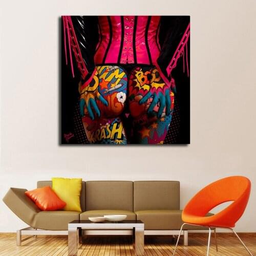 Paint By Numbers Sexy Beauty DIY Painting By Numbers on Canvas Pop Art Posters Frameless Digital Hand Painting Home Decor