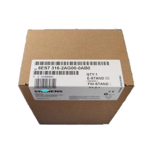 New Original packaging 1 year warranty 6ES7316-2AG00-0AB0{No.24arehouse spot} Immediately sent