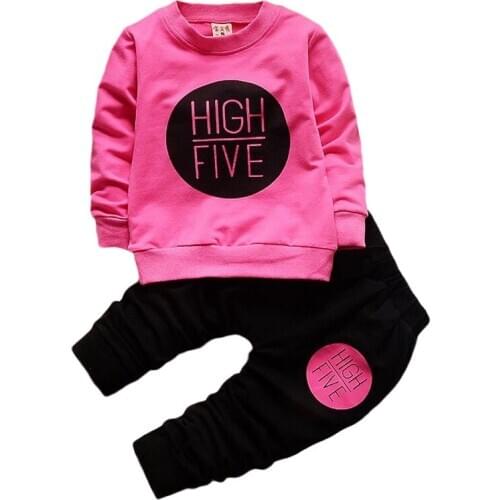 1-4Y new arrival Boy clothing set kids sports suit children tracksuit girls Tshirt pant baby sweatshirt character casual clothes