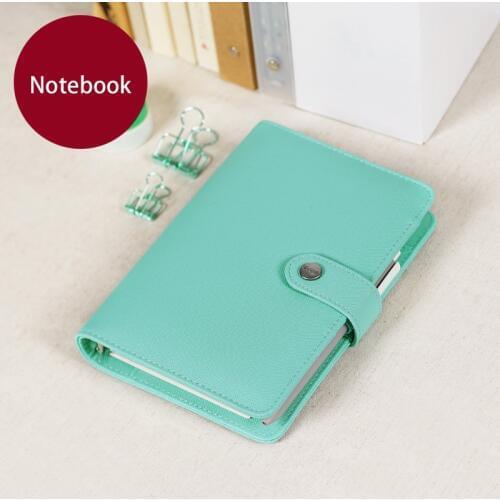 2019 Macaroon Personal Organizer Hollow Leather Business Office Spiral Ring Binder Agenda Notebook Cute Kawaii Planner A5 A6