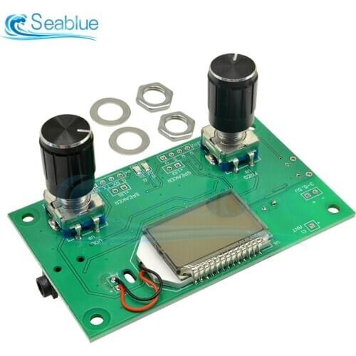 DC 3V-5V LCD Digital Display FM Radio Receiver Module 87-108MHz Frequency Modulation Stereo Receiving Board DSP&PLL
