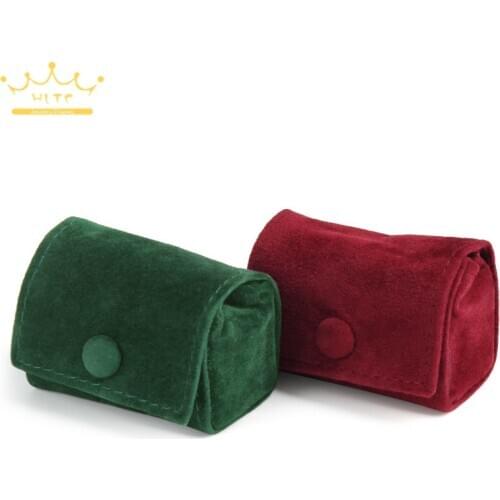 Miniature Flannelette Bag Ring Box Jewelry Box Small Stud Earring Box Ornaments Earring Travel Portable Ring Box