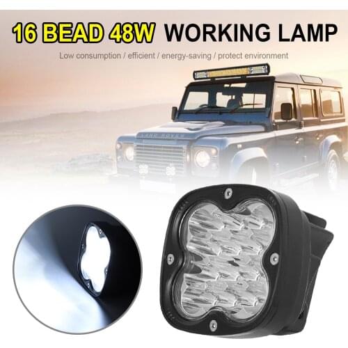 Car Truck LED Work Lights ATV SUV External Lights Tractor Boat Spotlight Spot Beam 6000K Driving Lamps Offroad Car Light Bar