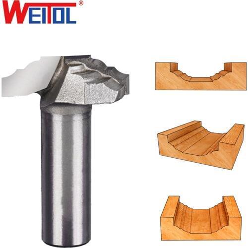 WeiTol 1pcs Engraving Bit solid carbide router bit Woodworking Tools CNC milling cutter endmill for wood