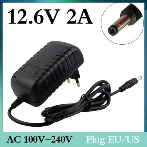 12.6v 2a 18650 lithium battery charger Drill Household Electric Screwdrive