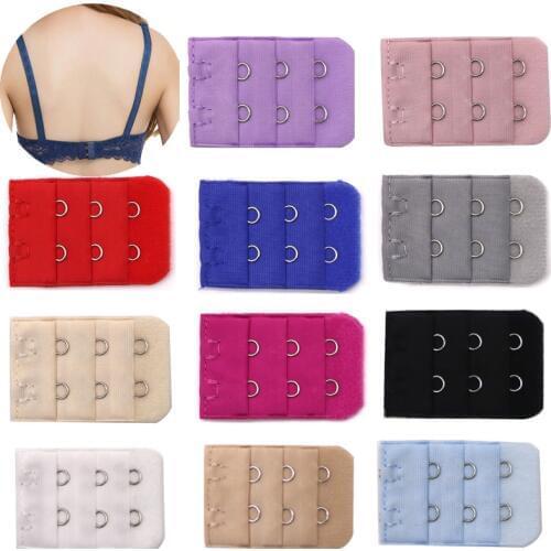 5/8Pcs Back Bra Extenders Women Intimates Accessories Lengthened Belt Bra Extenders 3 Rows 2 Hook Underwear Bra Extension Clasps
