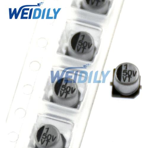 20PCS/LOT 1UF 50V 4mm*5.4mm SMD Electrolytic Capacitor 50v 1uf
