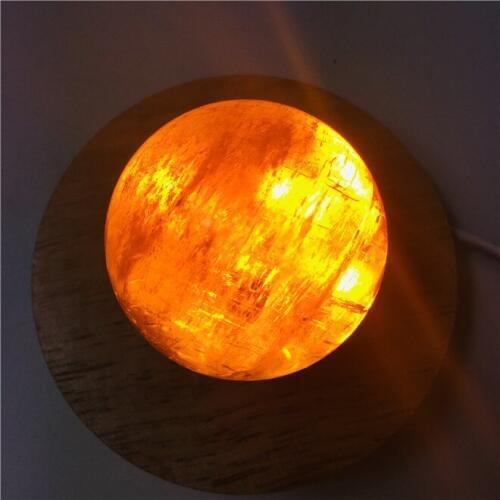 5-6cm High quality Yellow calcite ball handcrafted crystal lamp wicca home decoration accessories Natural gemstone properties