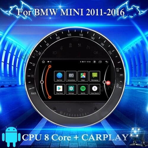 8 cores Car DVD GPS Navigation Player Android Car Stereo For BMW Mini 2007-2016 Radio Headunit WIF Carplay