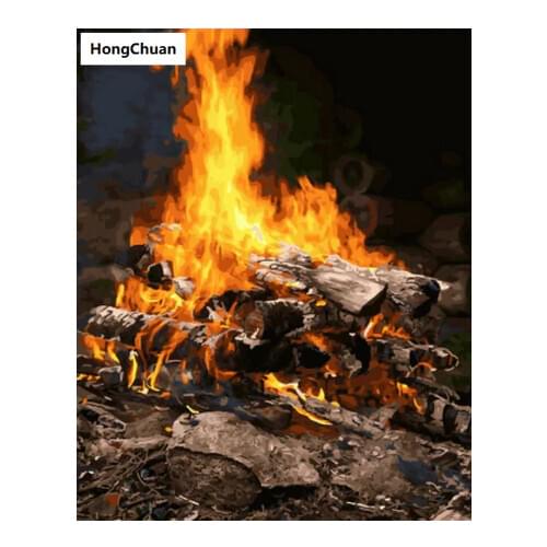 Match fire diamond painting cross stitch needlework home decoration mural 5D DIY square/round mosaic diamond embroidery gift