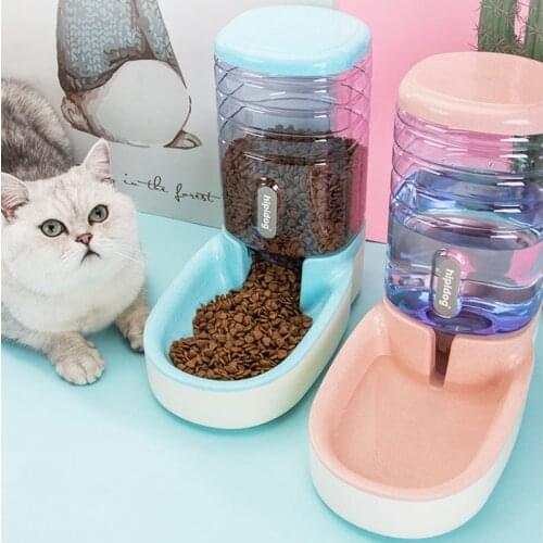 3.8L Large Capacity Pet dog Cat Water Fountain Cat Automatic Feeders Plastic Dog Water Bottle Feeding Bowls Water Dispenser