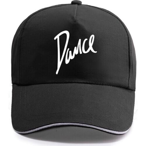 New Letter Dance Funny Print Baseball Cap Unisex Women Men Casual Cotton Hat Snapback Hats Trucker Caps Sun-Hats