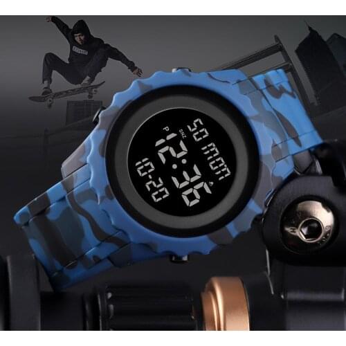 SKMEI Brand Luxury Digital Wristwatches Sports Watch Waterproof Countdown Alarm Chrono LED Clock Mens Watches Relogio Masculino